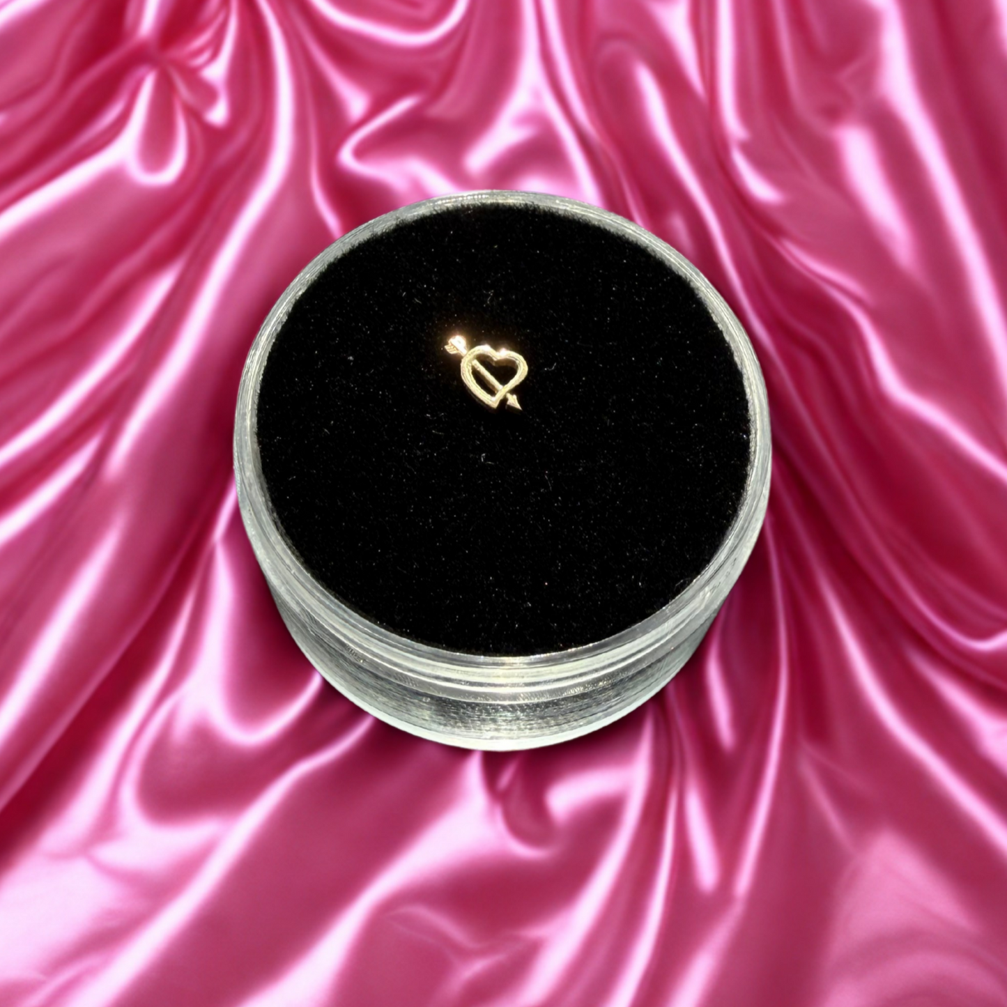 Cupid's Arrow Open Heart