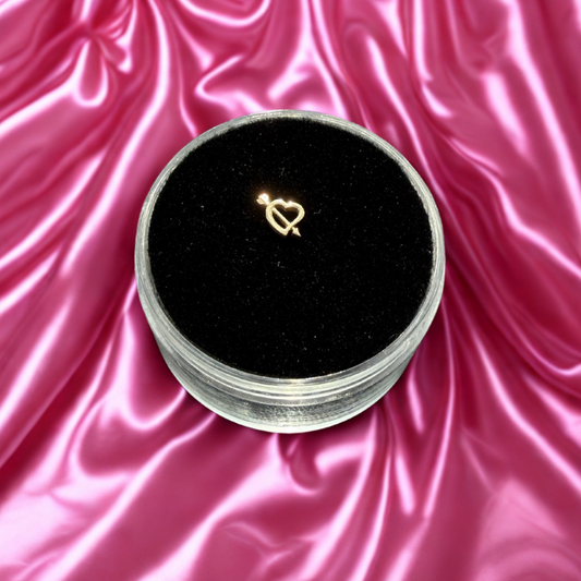 Cupid's Arrow Open Heart
